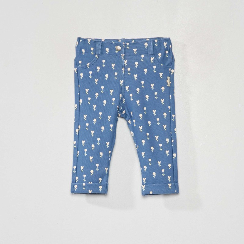 Pantalon tregging avec imprimé 'Minnie' - Bleu