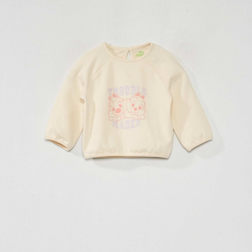 Sweat en jersey 'Minnie' - Beige