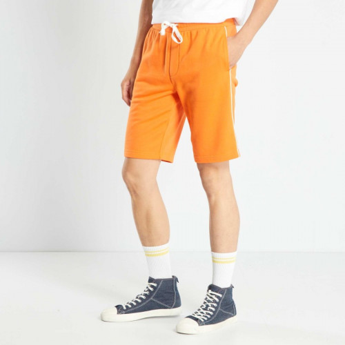 Short en molleton uni - Orange