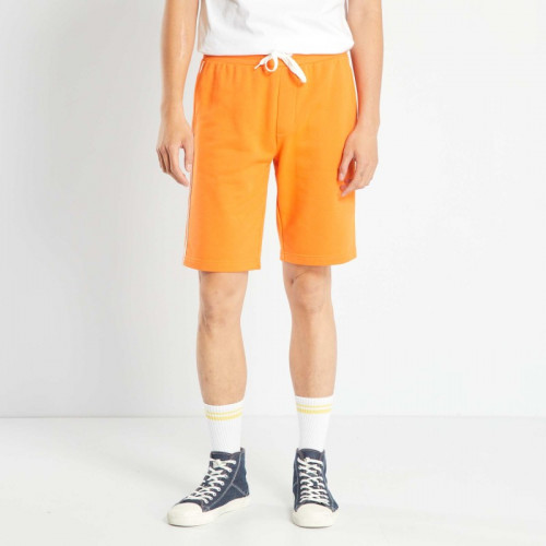 Short en molleton uni - Orange