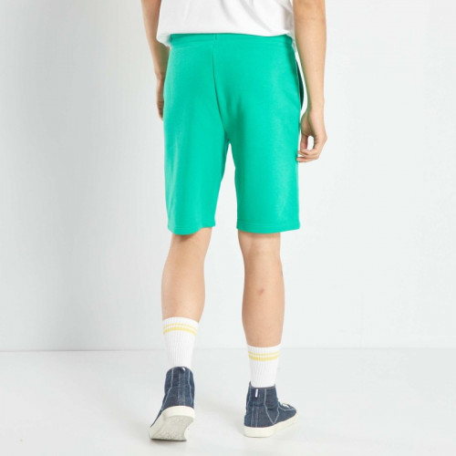 Short en molleton uni - Vert