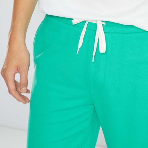 Short en molleton uni - Vert