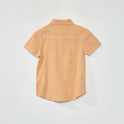 Chemise manches courtes - Orange