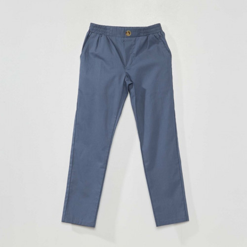 Pantalon rayé - Bleu berin