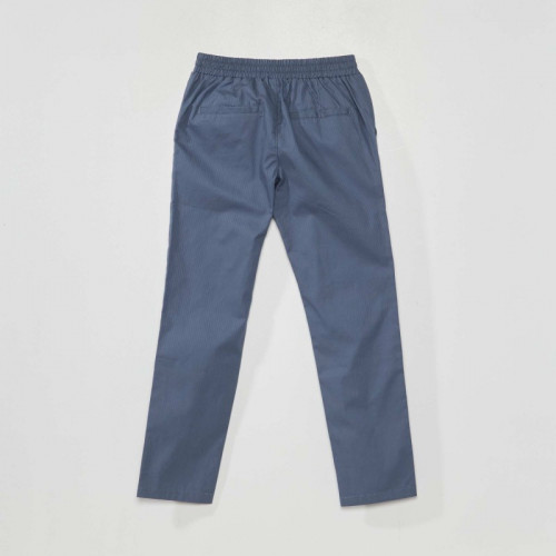 Pantalon rayé - Bleu berin