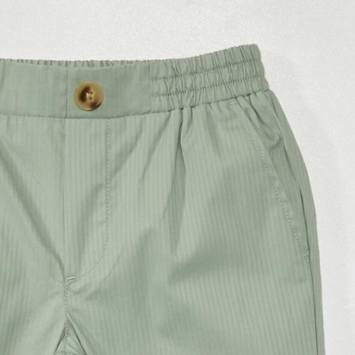 Pantalon rayé - Vert crist