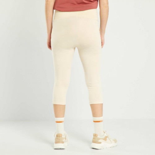 Legging court grossesse - Ecru