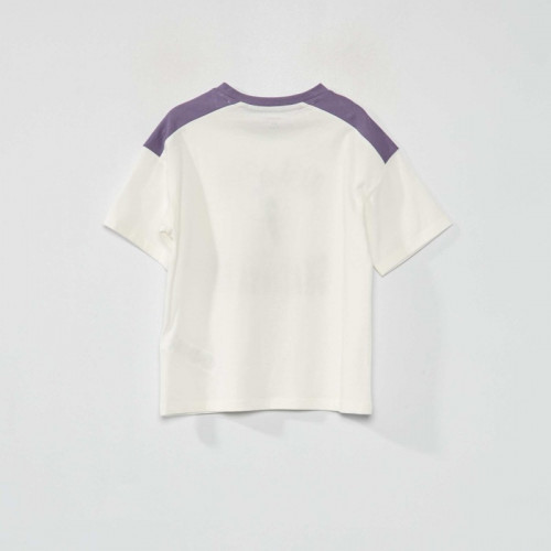 T-shirt manches courtes 'Skate' - Violet