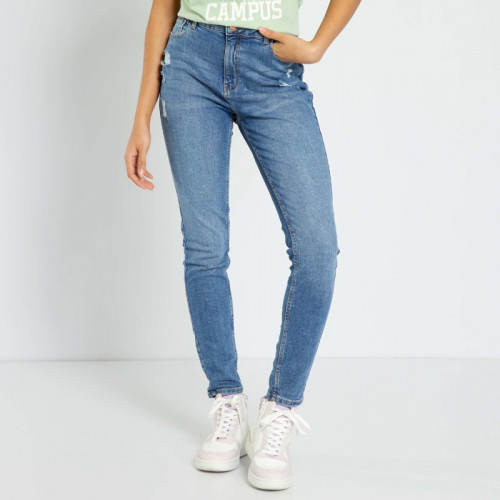 Jean skinny - 5 poches - Bleu