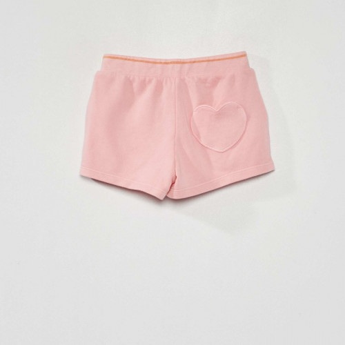 Short en molleton - Rose