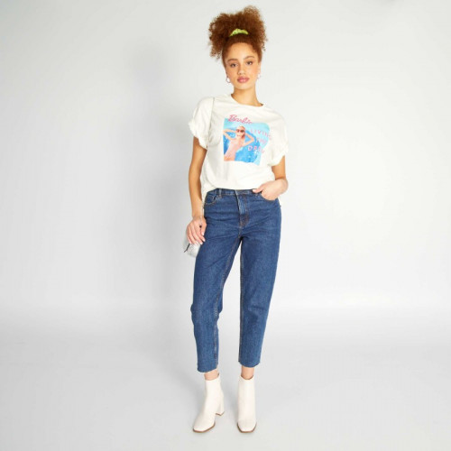 T-shirt en jersey 'Barbie' - Blanc