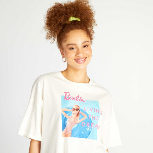 T-shirt en jersey 'Barbie' - Blanc