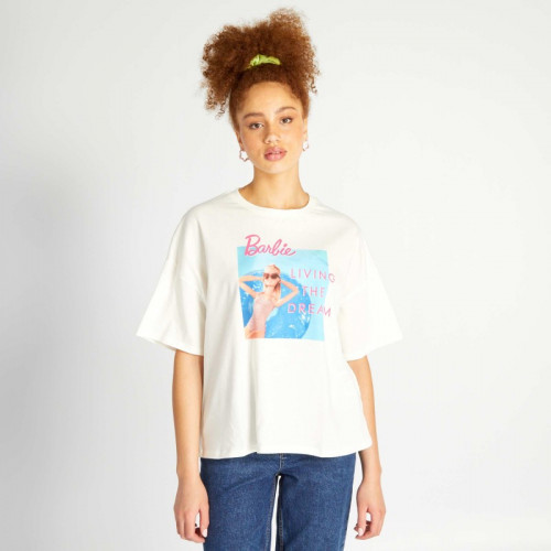 T-shirt en jersey 'Barbie' - Blanc