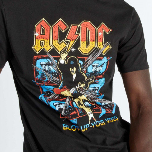 T-shirt 'AC/DC' en jersey - Noir