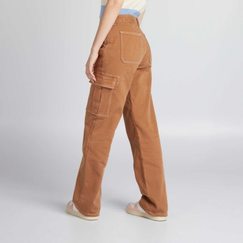 Pantalon avec poches à rabats - Beige