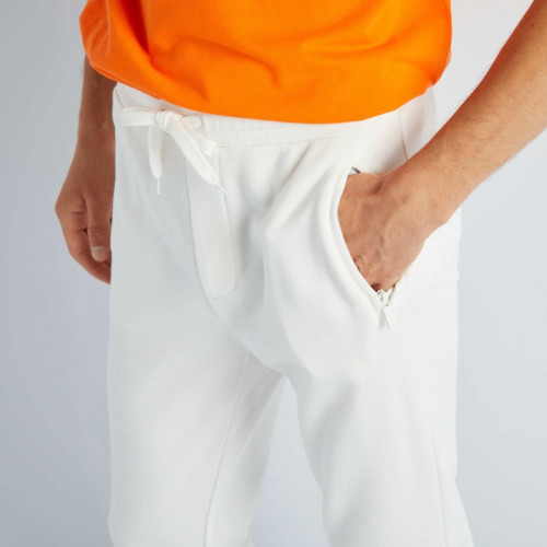 Pantalon de jogging en molleton - Blanc