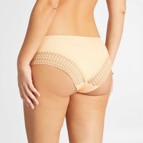 Shorty en galon dentelle - Orange