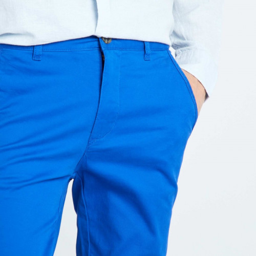 Pantalon chino skinny - L32 - Bleu