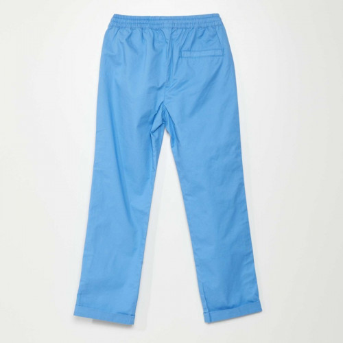 Pantalon droit uni - Bleu