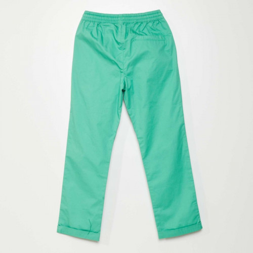 Pantalon droit uni - Vert