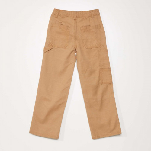 Pantalon carpenter style workwear - Beige