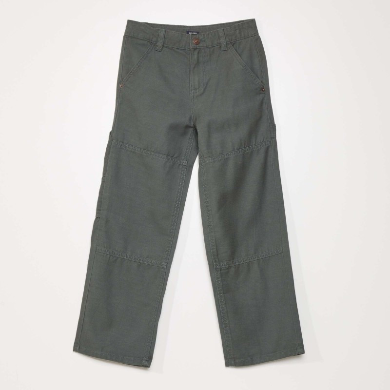 Pantalon carpenter style workwear - Vert