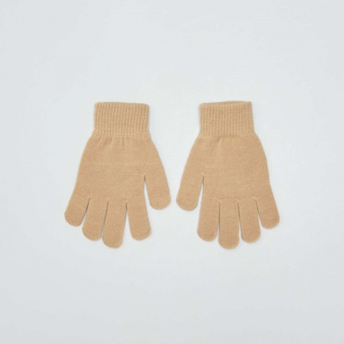 Lot de 2 paires de gants - Camel1