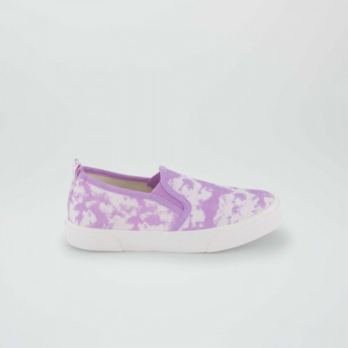 Baskets slip-on imprimées - Violet