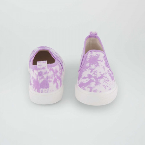 Baskets slip-on imprimées - Violet