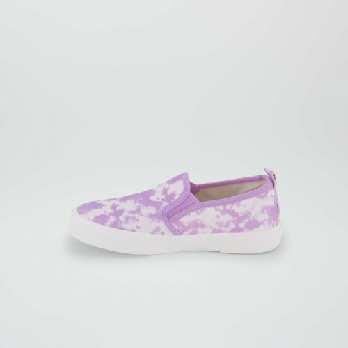 Baskets slip-on imprimées - Violet