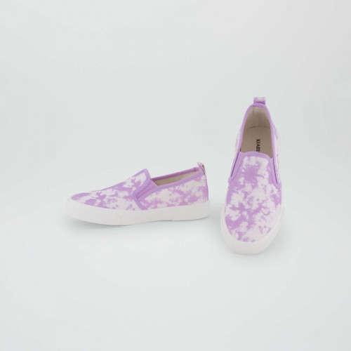 Baskets slip-on imprimées - Violet