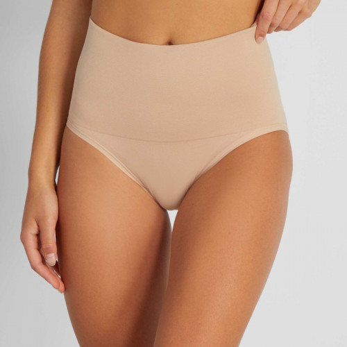 Culotte taille haute gainant - Beige