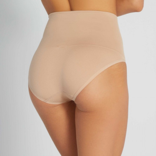 Culotte taille haute gainant - Beige