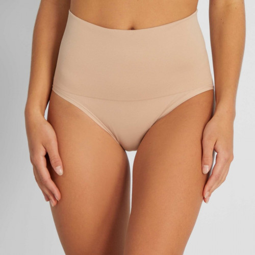 Culotte taille haute gainant - Beige