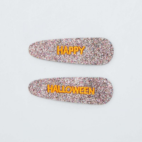 Lot de 2 pinces clic-clac - Halloween - Multicolore