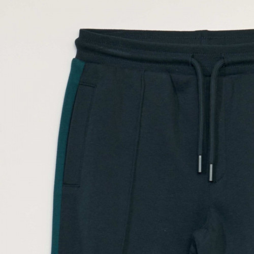 Pantalon jogging à bandes - Vert