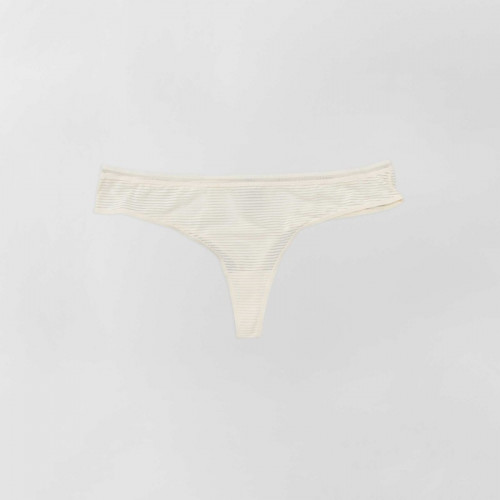 Tanga microfibre - Beige