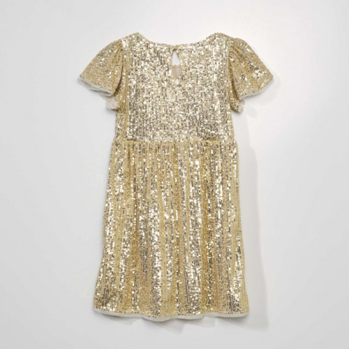 Robe à sequins - Doré