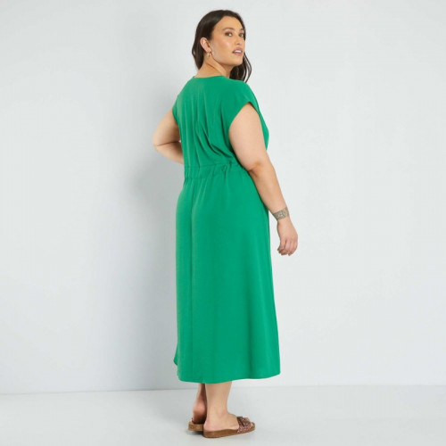 Robe longue sans manches - Vert