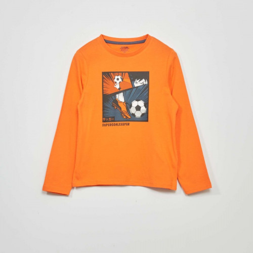 T-shirt imprimé - Orange