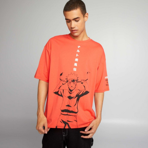 T-shirt 'Naruto' en jersey - Rouge