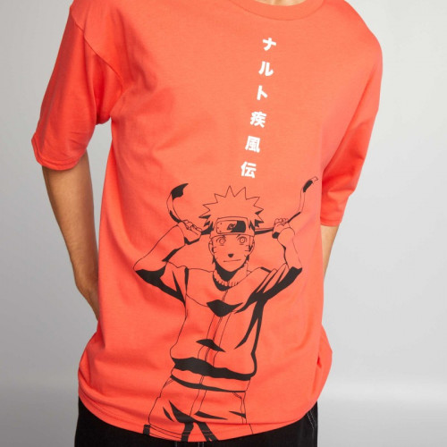 T-shirt 'Naruto' en jersey - Rouge