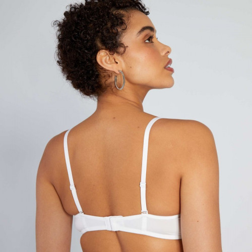 Soutien-gorge bandeau paddé - Blanc