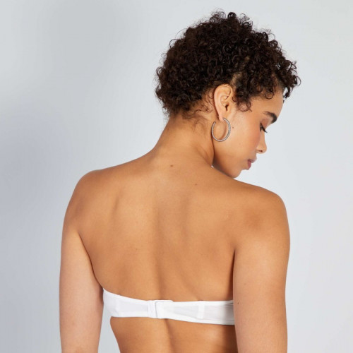 Soutien-gorge bandeau paddé - Blanc