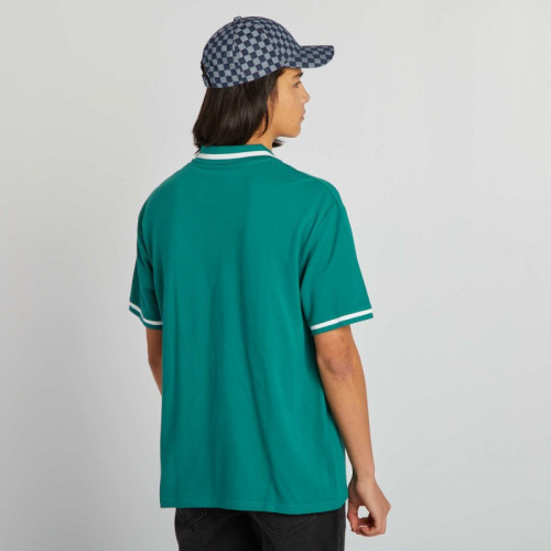 Polo en piqué de coton - Vert