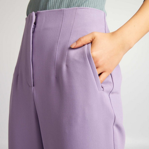 Pantalon droit - Violet