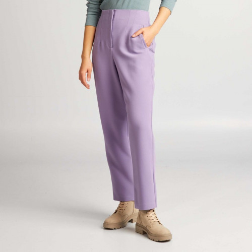 Pantalon droit - Violet