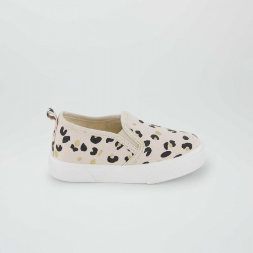 Basket slip-on imprimées - Beige