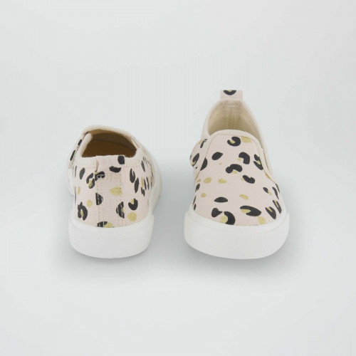 Basket slip-on imprimées - Beige