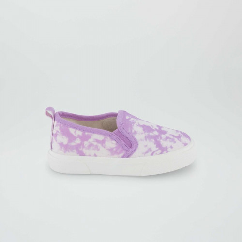 Basket slip-on imprimées - Violet